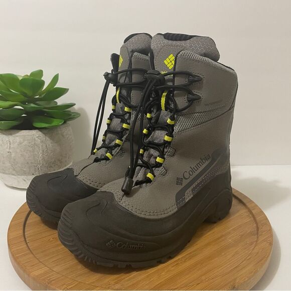 Columbia Bugaboot Gray Waterproof‎ Snow Boots Insulated Men's Size 6 - Picture 2 of 9
